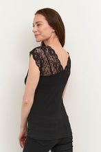 Load image into Gallery viewer, Culture - Poppy Lace Top - Black