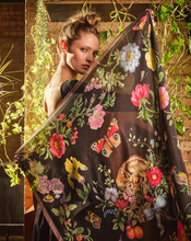 Load image into Gallery viewer, Fable - Alice's Garden Square Scarf