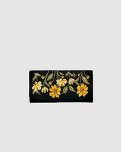 Load image into Gallery viewer, Fable - Black Botanical Embroidered Purse