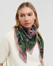Load image into Gallery viewer, Fable - Circe Narrative Square Scarf in Khaki