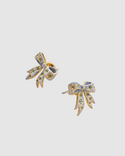 Load image into Gallery viewer, Fable - Forget Me Not Bow Stud Earrings