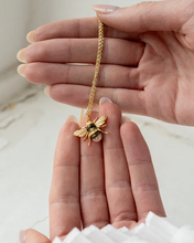 Load image into Gallery viewer, Fable - Gold Bee Necklace
