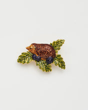 Load image into Gallery viewer, Fable - Hedgehog & Blackberry Brooch