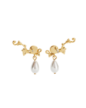 Load image into Gallery viewer, Fable - Ivy Pearl Climber Earrings