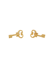 Load image into Gallery viewer, Fable - Key Stud Earrings