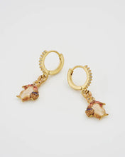 Load image into Gallery viewer, Fable x Peter Rabbit Cotton-Tail Huggie Earrings