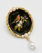 Load image into Gallery viewer, Fable - Robin Bramble Pearl Brooch