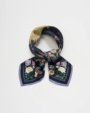 Load image into Gallery viewer, Fable - Selene Narrative Square Scarf in Navy