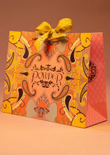 Load image into Gallery viewer, Powder - Jute Zip Pouch - Paradise Palms