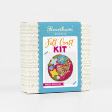 Load image into Gallery viewer, Hawthorn Handmade - Wren Brooch Felt Craft Kit