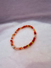 Load image into Gallery viewer, Alice Rose Jewellery - Iris Rainbow Stretch Bracelet - Orange