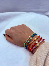 Load image into Gallery viewer, Alice Rose Jewellery - Iris Rainbow Stretch Bracelet - Blue