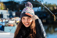 Load image into Gallery viewer, Kusan - PK2256 Bobble Hat Turn Up - Green Charcoal
