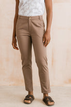 Load image into Gallery viewer, Lily & Me - Breaker Twill Trousers in Mocha