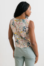 Load image into Gallery viewer, Lily & Me - Cora Harding Print Vest in Ecru