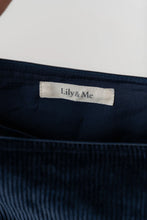 Load image into Gallery viewer, Lily & Me - Cord Crossbody Bag in Navy