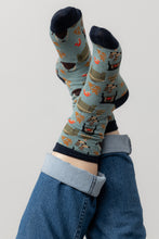 Load image into Gallery viewer, Lily & Me - Cosy Night Socks in Sea Mist