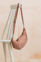 Load image into Gallery viewer, Lily & Me - Crossbody Tencel Bag in Antique Pink
