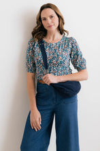 Load image into Gallery viewer, Lily & Me - Crossbody Twill Bag in Navy