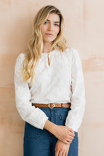 Load image into Gallery viewer, Lily & Me - Emily Embroidered Cotton Blouse in White
