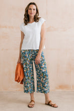 Load image into Gallery viewer, Lily & Me - Greta Rewilding Print Trousers in Petrol