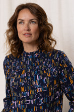 Load image into Gallery viewer, Lily & Me - Laura Gathered Top Cobbles - Navy