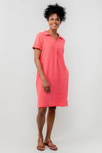 Load image into Gallery viewer, Lily & Me - Lavender Linen Dress in Cerise