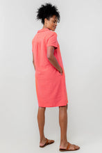 Load image into Gallery viewer, Lily & Me - Lavender Linen Dress in Cerise