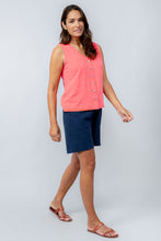 Load image into Gallery viewer, Lily & Me - Naomi Linen Shorts in Navy