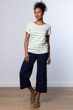 Load image into Gallery viewer, Lily & Me - New Tee Colour Stripe - White/Lavender