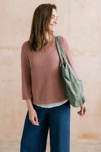 Load image into Gallery viewer, Lily & Me - Olive Shirt Jumper in Antique Pink