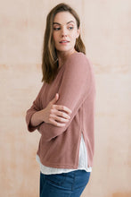 Load image into Gallery viewer, Lily & Me - Olive Shirt Jumper in Antique Pink