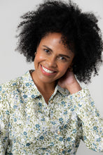 Load image into Gallery viewer, Lily & Me - Patsy Shirt Violet Print in Moss