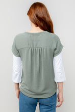 Load image into Gallery viewer, Lily & Me - Sara Top in Sage
