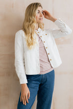 Load image into Gallery viewer, Lily & Me - Seren Twill Jacket in White