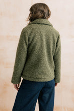 Load image into Gallery viewer, Lily & Me - Boucle Sycamore Jacket in Dark Olive