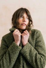 Load image into Gallery viewer, Lily & Me - Boucle Sycamore Jacket in Dark Olive