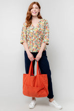 Load image into Gallery viewer, Lily & Me - Tencel Tote Bag in Earth Red
