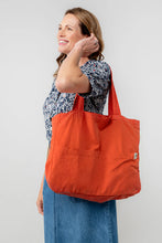 Load image into Gallery viewer, Lily & Me - Tencel Tote Bag in Earth Red