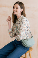 Load image into Gallery viewer, Lily & Me - Crossbody Twill Bag in Silver Sage