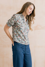 Load image into Gallery viewer, Lily & Me - Wren Yarrow Printed Blouse in Ocean