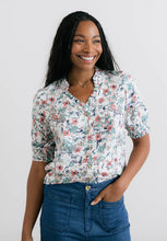 Load image into Gallery viewer, Lily & Me - Wren Rewild Printed Blouse in Ecru
