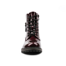 Load image into Gallery viewer, Lunar - Allison Patent Ankle Boot in Burgundy