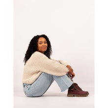 Load image into Gallery viewer, Lunar - Caramel Waterproof Boot in Burgundy