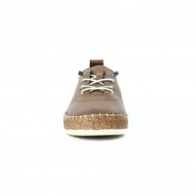 Load image into Gallery viewer, Lunar - Evie Leather Plimsoll in Taupe