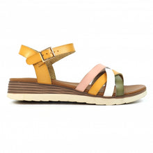 Load image into Gallery viewer, Lunar -  Karla Sandal in Mustard