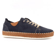 Load image into Gallery viewer, Lunar - Maddison II Suede Plimsoll in Navy