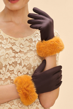 Load image into Gallery viewer, Powder - Bettina Gloves - Chocolate Mustard