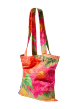 Load image into Gallery viewer, Powder - Canvas Tote Bag in Bountiful Blooms