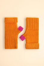Load image into Gallery viewer, Powder - Cassia Wrist Warmers - Tangerine